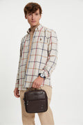 U.s Polo Assn 6760 Men's Handbag Shoulder Bag Cross Bag Brown