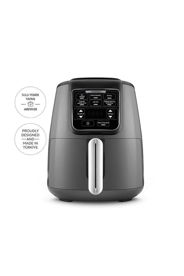 Air Pro Cook XL 2 in 1 Talking Airfryer Space Gray 4 Seater