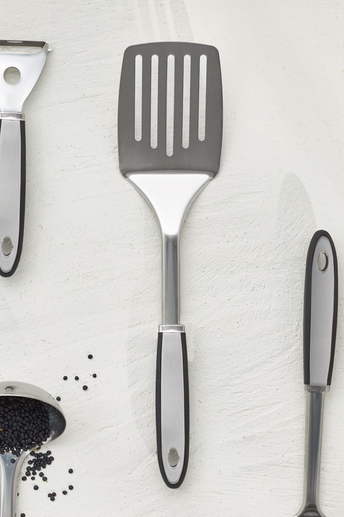 Viona Corrugated Steel Spatula 35 Cm