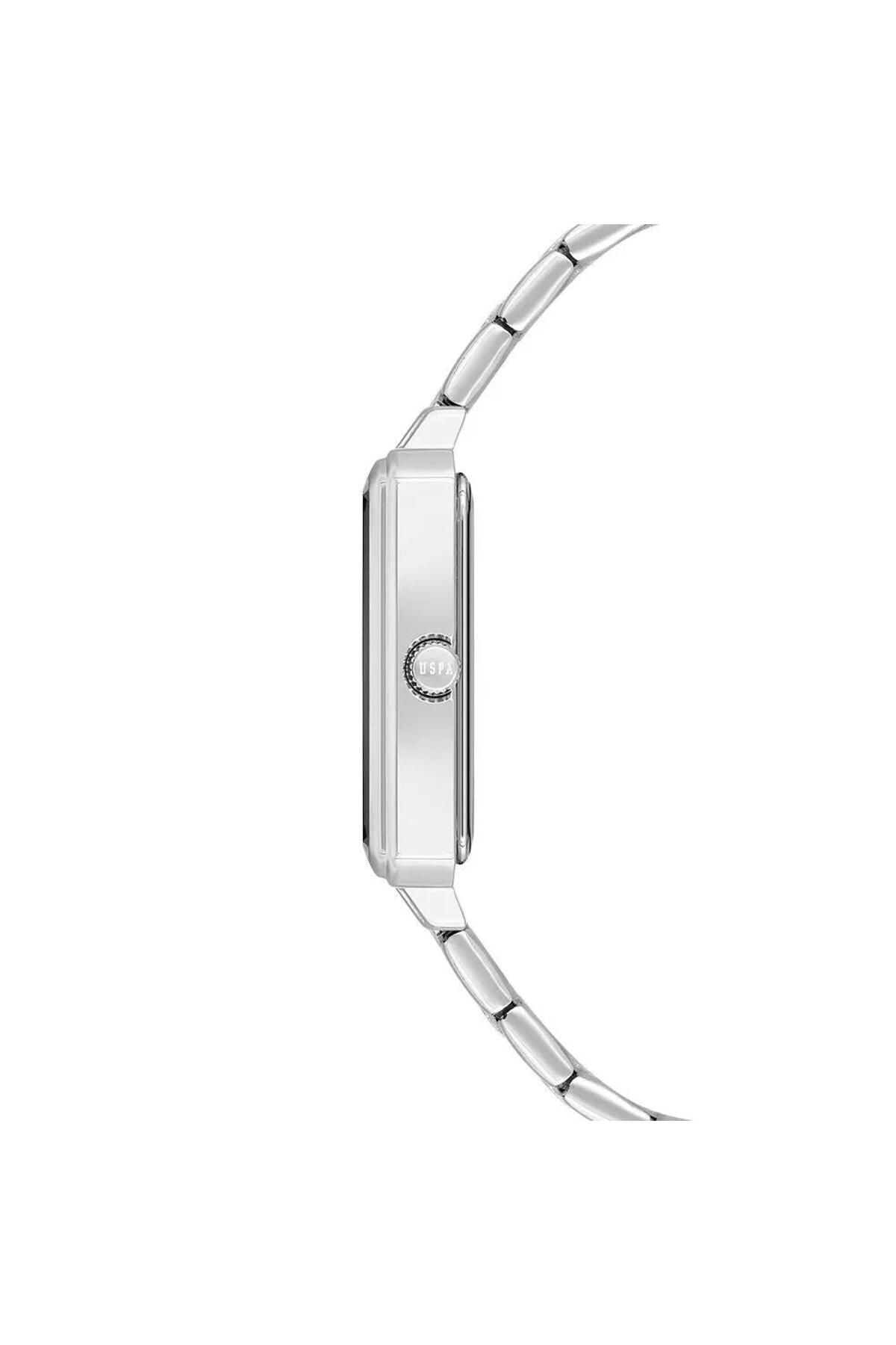 Uspa2082-01 Steel Rectangle Women's Watch