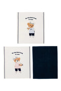 Mixed Printed Teddy Bear Printed Drying Cloth 3 Pcs 40x50 Cm