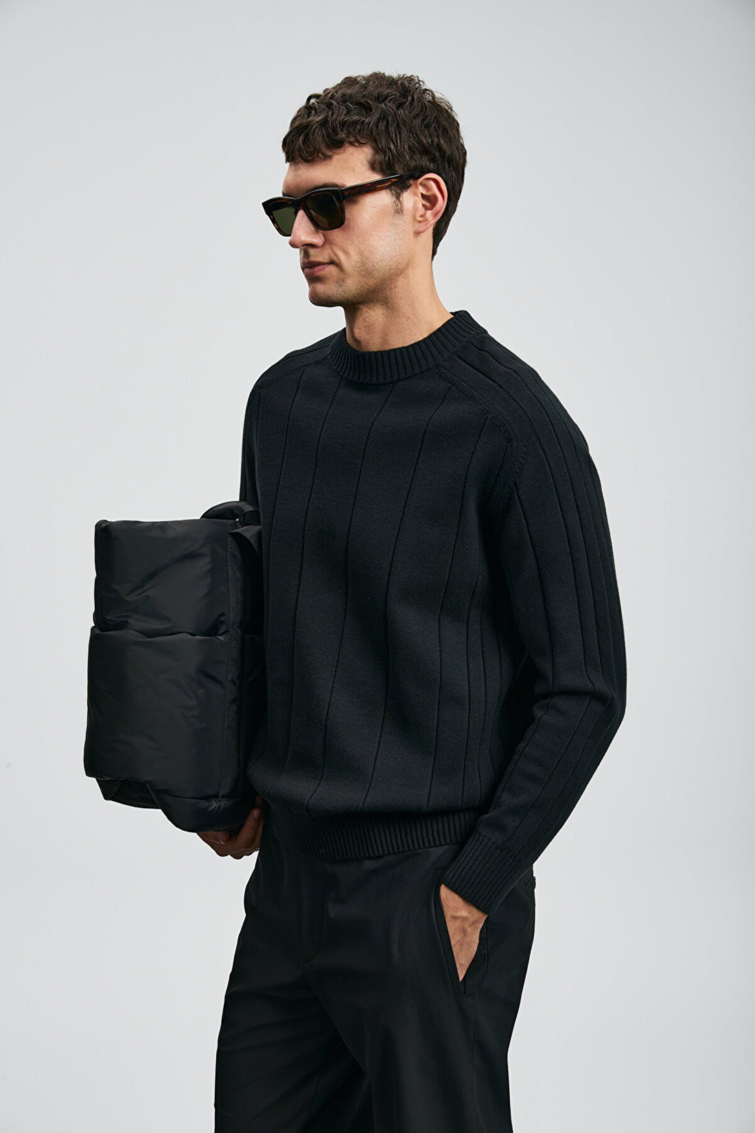 Grand Men's Sweater Black