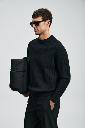 Grand Men's Sweater Black