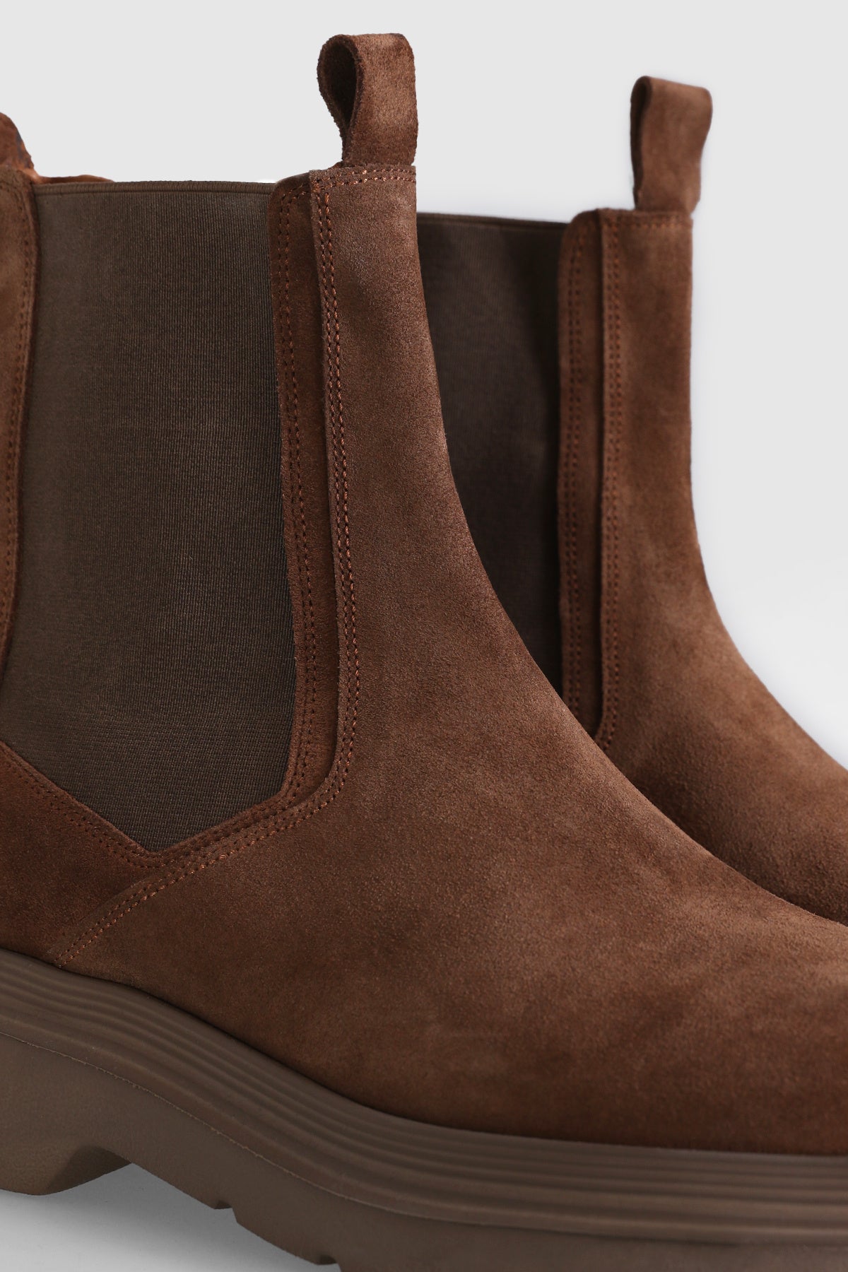 Nelson Men's Leather Boots Camel Feather