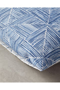 Modern Diamond 2-Piece Pillowcase Blue