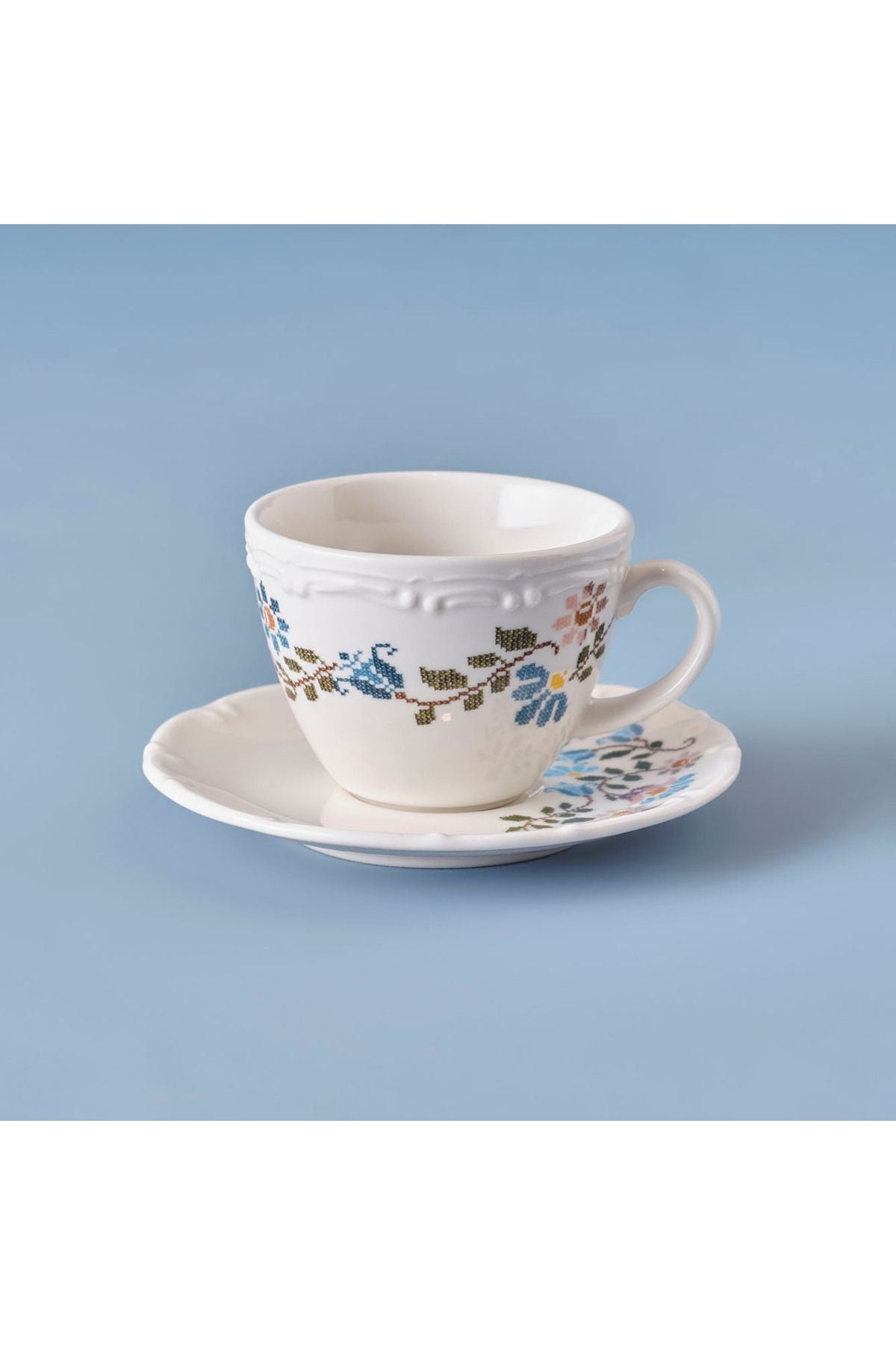 Vintage Porcelain Tea Cup Set of 2 (220 CC)