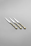 Lalezar Gold Simple 12 Seater 84 Piece Box Fork Spoons Knife Set