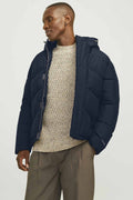 JJWORLD PUFFER JACKET Navy Blue Men's Coat