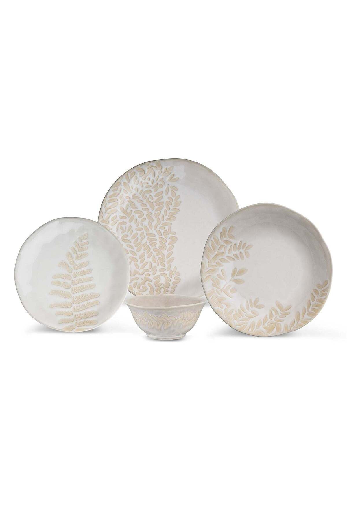 White Pine 24 Piece Dinner Set for 6 Persons