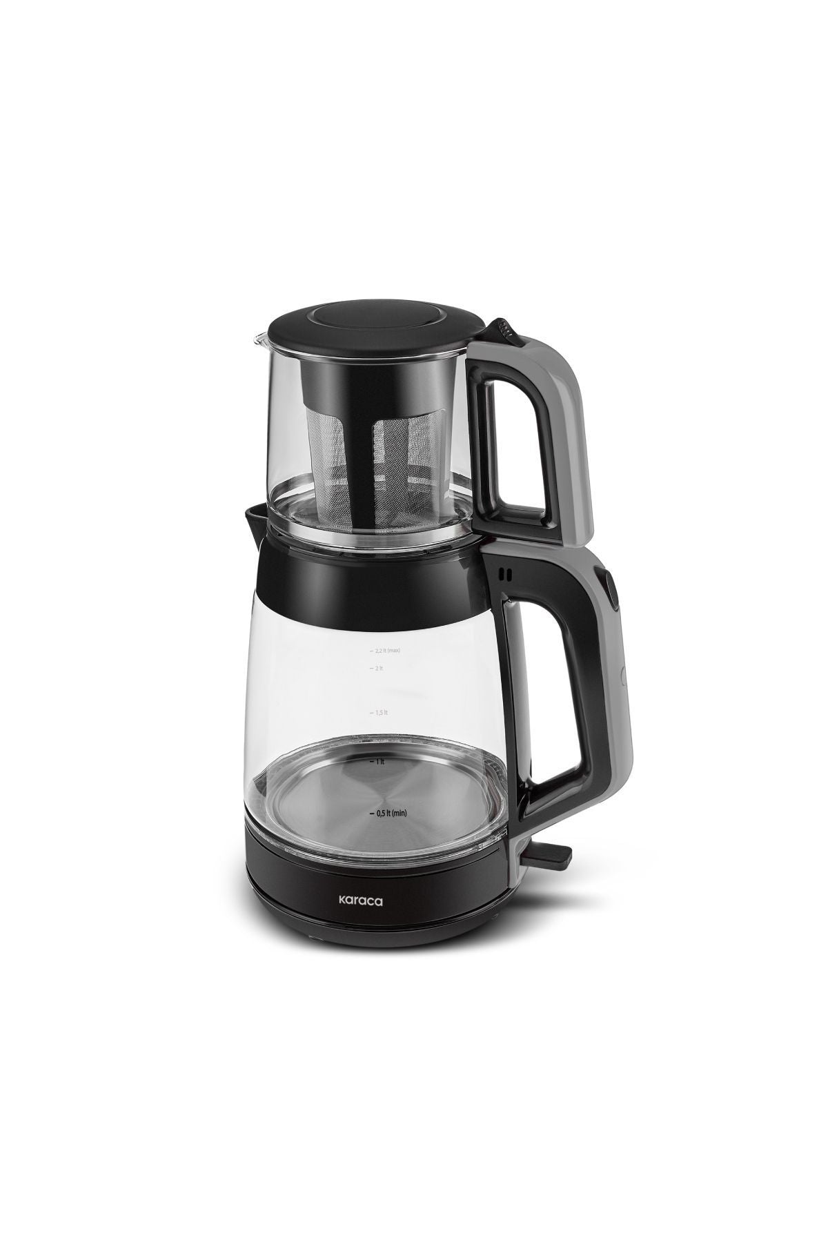 Glass Tea XL 2 in1 Glass Tea Maker Space Gray