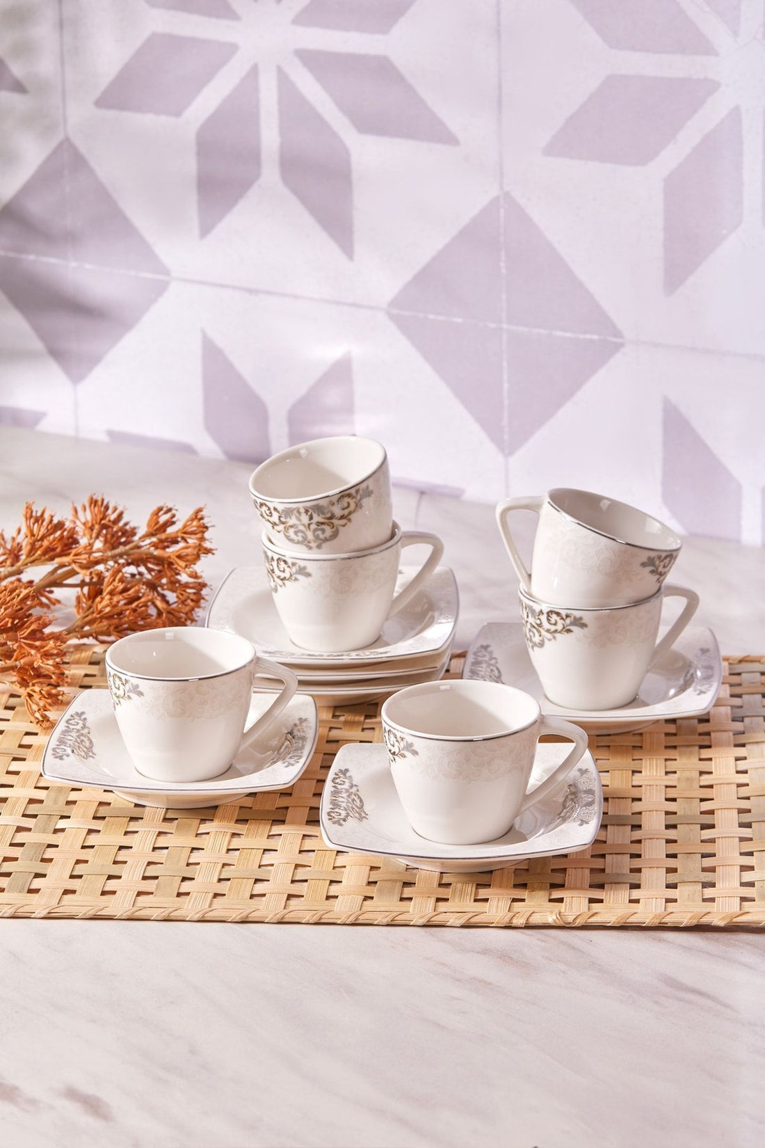 Nazende Coffee Cup Set for 6 Persons 80 ml