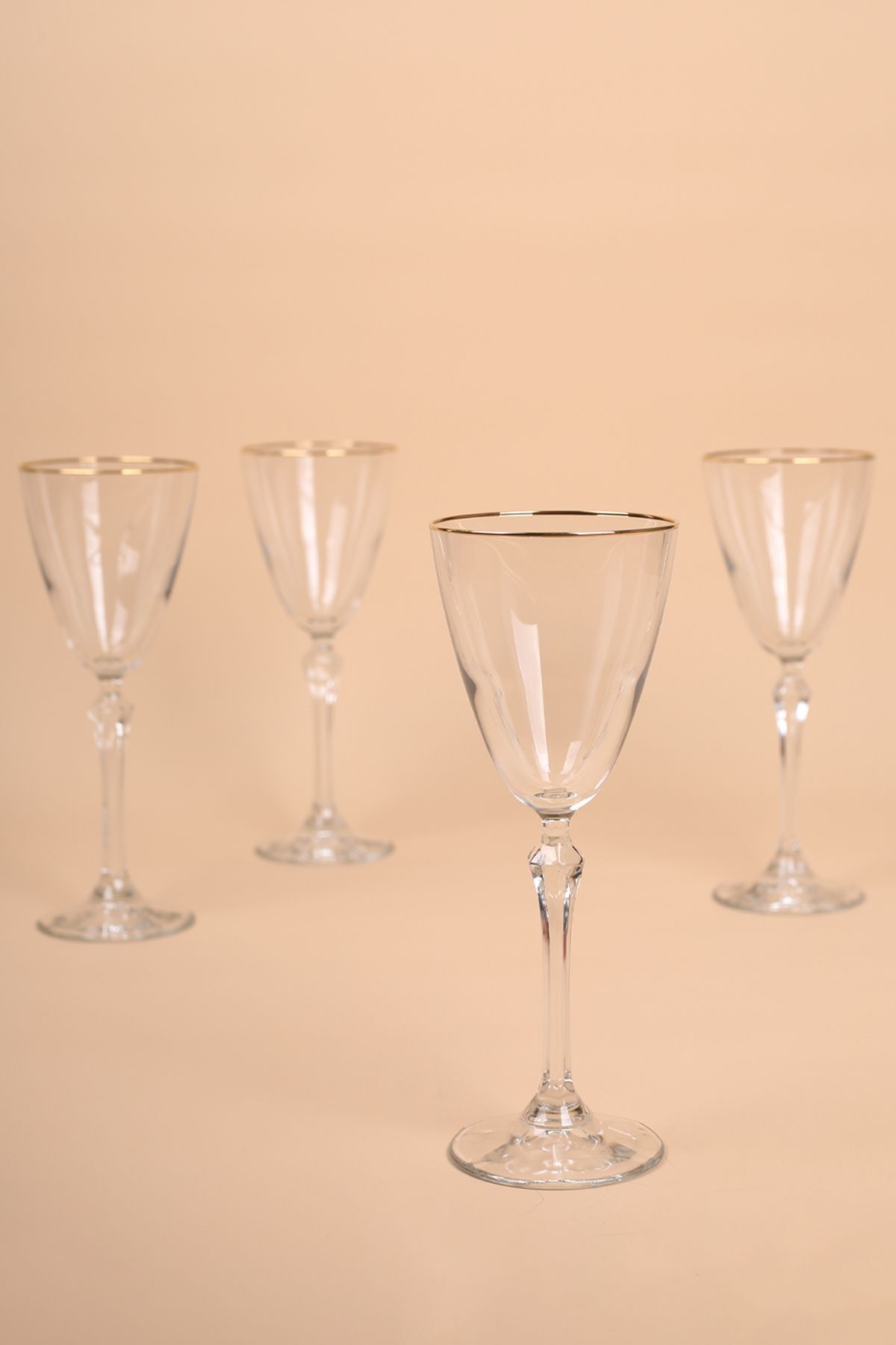 Pure Gold Gilt Set of 4 Water Glasses 255 Cc