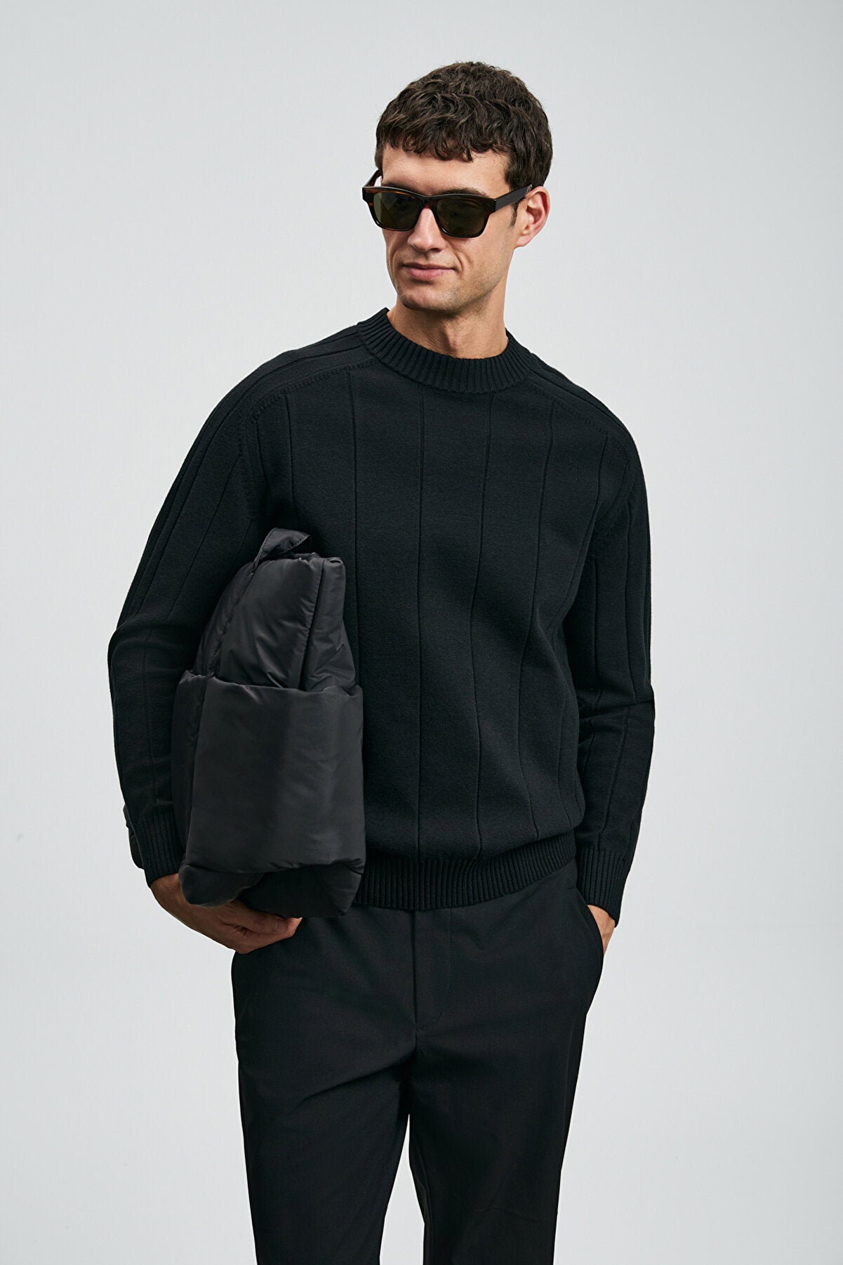 Grand Men's Sweater Black