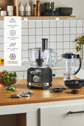 Multiblend Artisan Retro Food Processor Matte Black