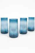 Shadow Set of 4 Soft Drinks Glass Blue 540 Cc