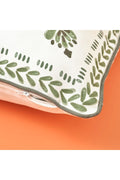 Alice Cushion White-Green (45x45 cm)