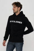 Men's Logo Printed Hooded Sweatshirt - Deldrick
