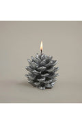 Cono Conifer Candle Silver