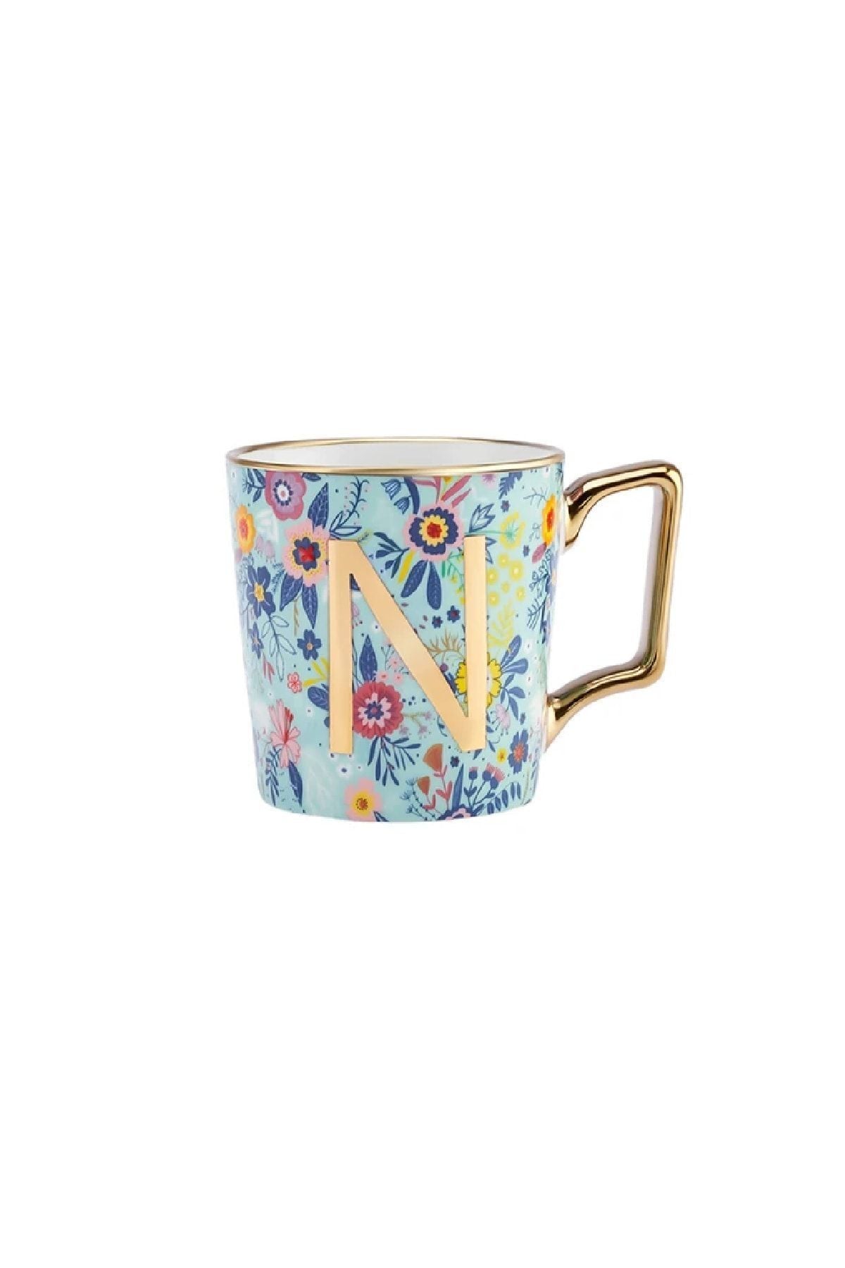 Flower N Letter Mug 350 Ml