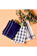 100% Cotton Liberty Dry Cloth Set of 3 Pack Navy Blue (45x65 Cm)