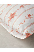 Flower Line 2 Piece Pillowcase Orange