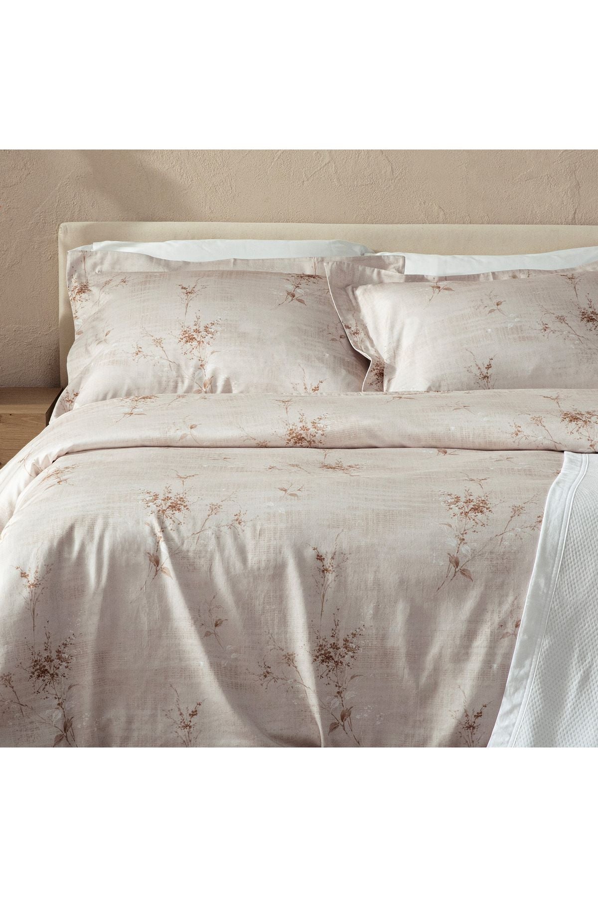 Fiorella Duvet Cover Set 220x230 Cm Beige