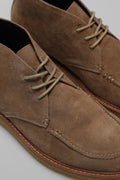 Gary Men's Leather Boots Camel Feather