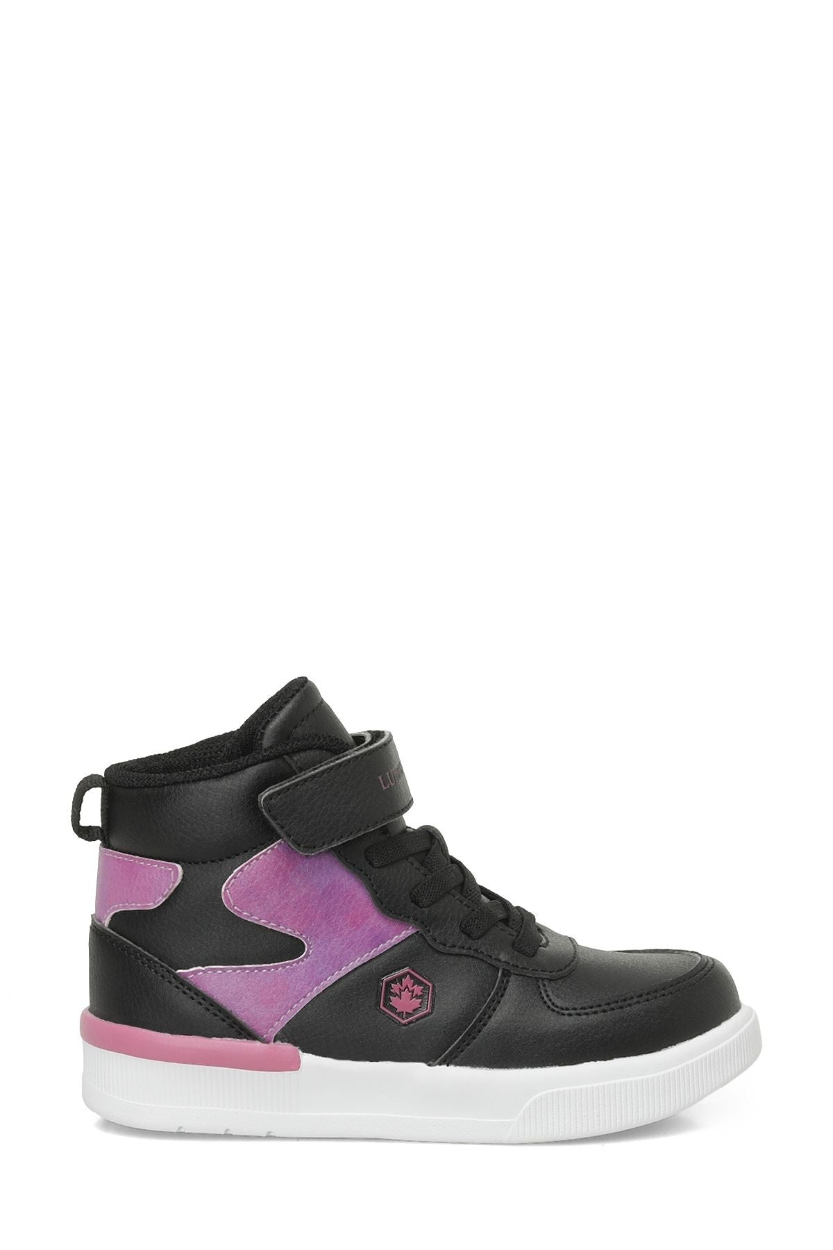 RENA HI 4PR Black Girls' High Sneaker