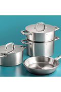 Duowall 7 Piece Steel Cookware Set