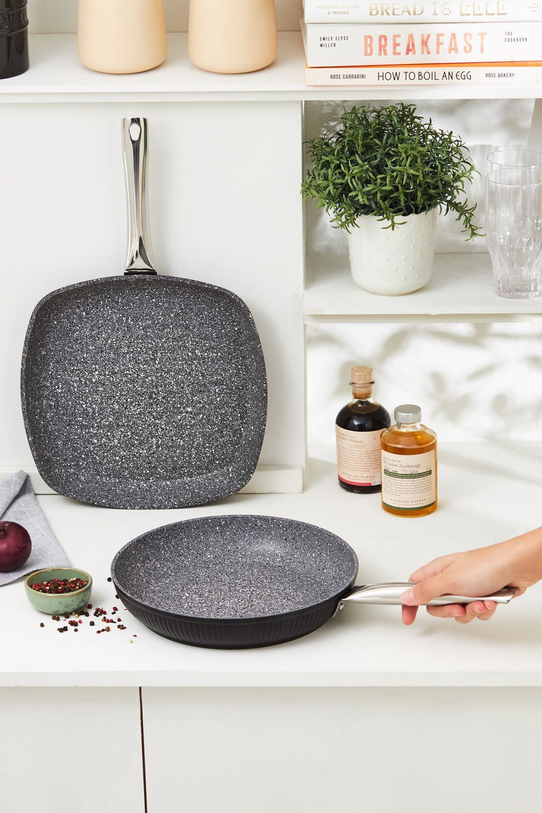 Bio Granite Leona Grill Pan Set