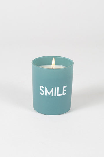 Motto Smile Bergamot Scented Candle Green 140 g