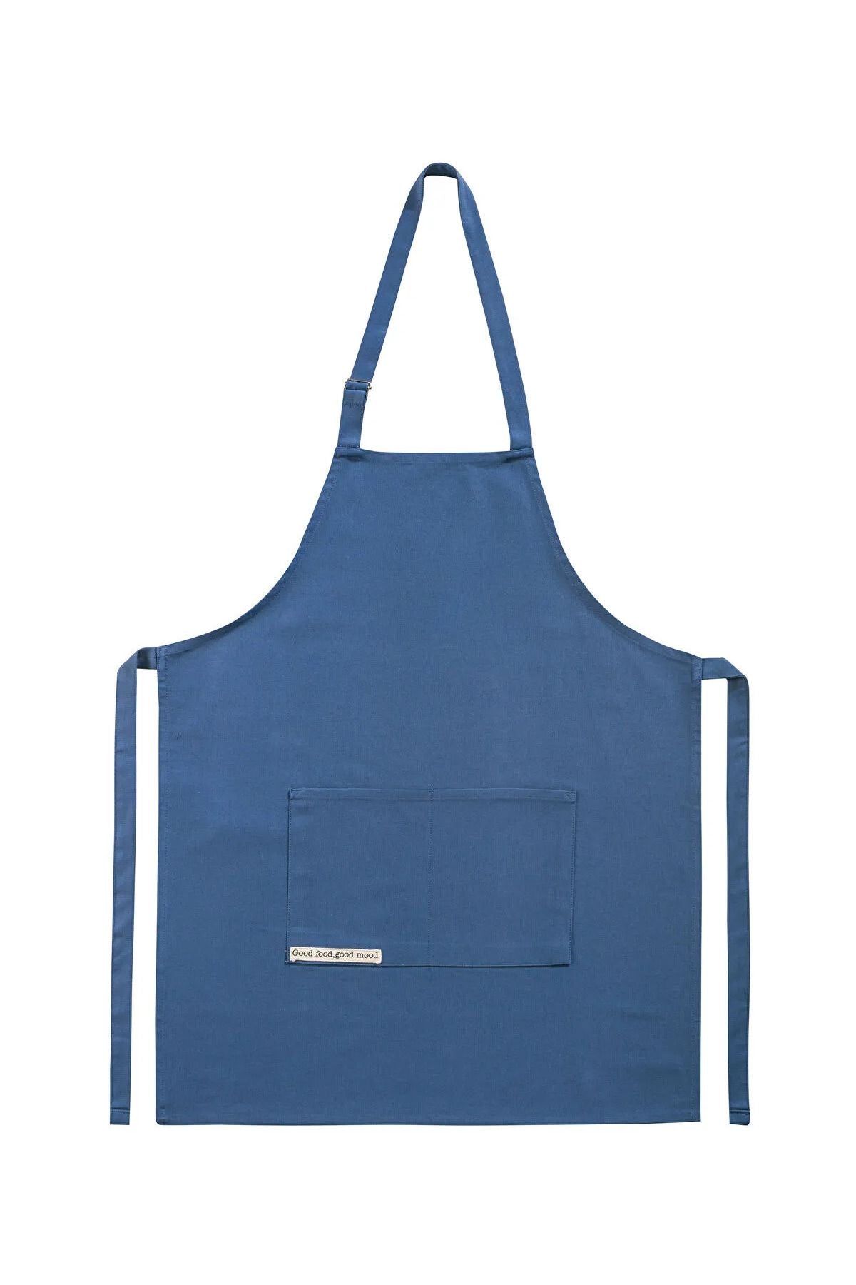 LCW HOME Blue Embroidered Cotton Kitchen Apron