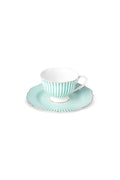 New Romantic Thin Stripe Teacup 220 ml Green