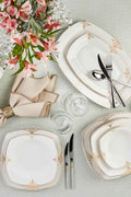 Milania Cream 60 Piece Dinner Set for 12 Persons