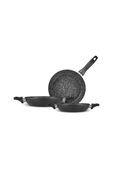 Biogranite Power New 3 Piece Pan + Skillet Set