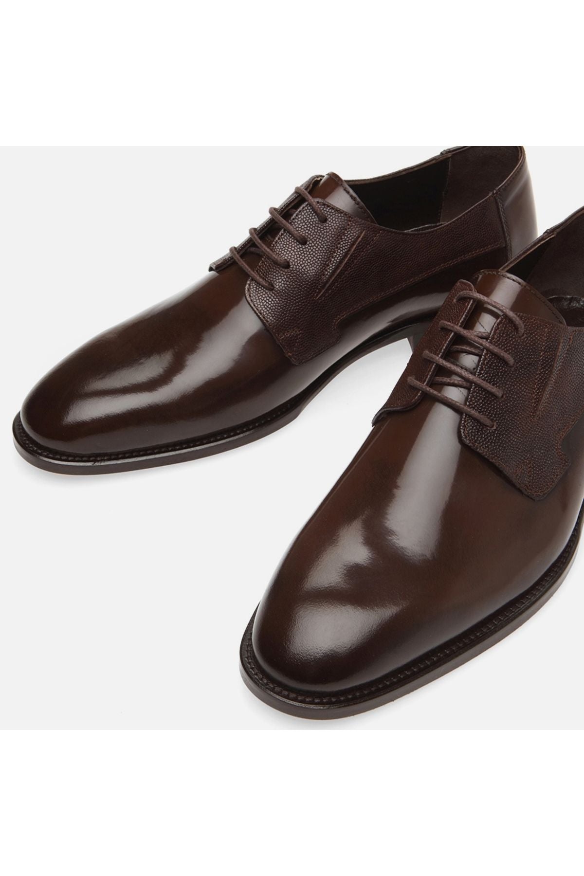 Genuine Leather Walnut Men's Classic Shoes