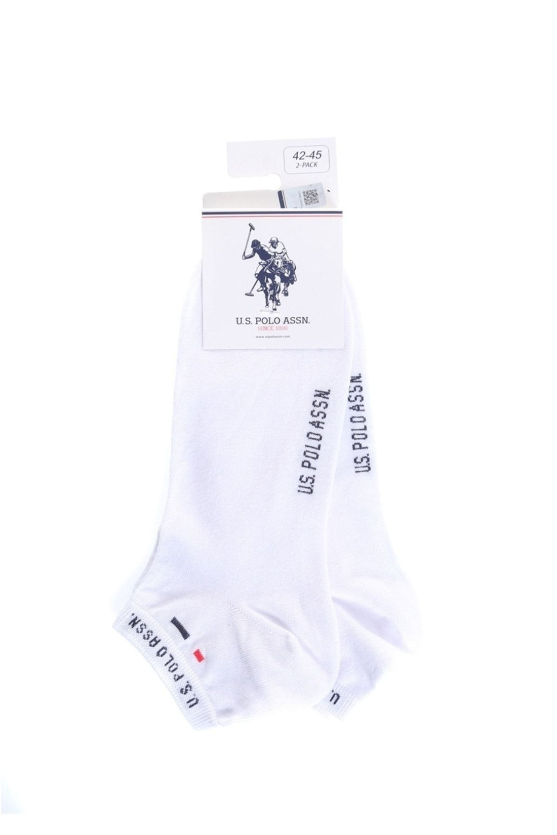 Plain White 2 Pack Socks