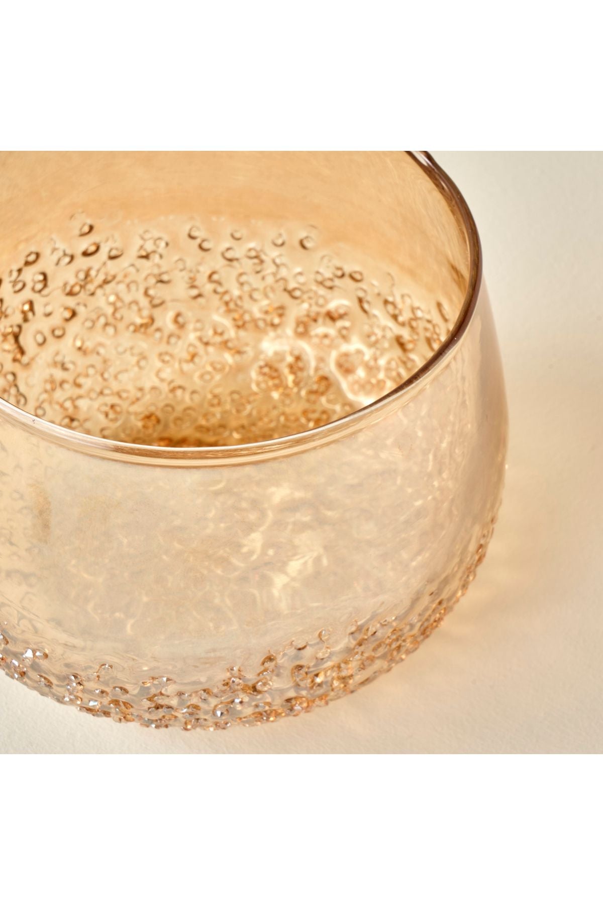Shiny Candle Holder Gold (11x11x8.5 cm)