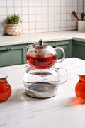 Mini Glass Teapot with Induction Base by X Refika