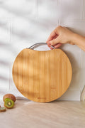 Owen Round Small Bamboo Cutting Board 25 Cm