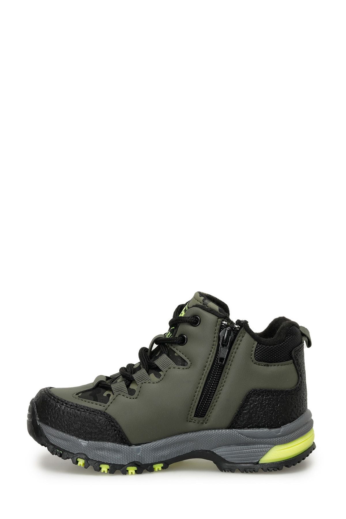 A10139367312010 101393673 Ted 3pr Boy's Boots Haki/Neon Green