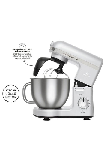 Mastermaid Chef Pro Double Lever Stand Mixer Pearl White 1750 W