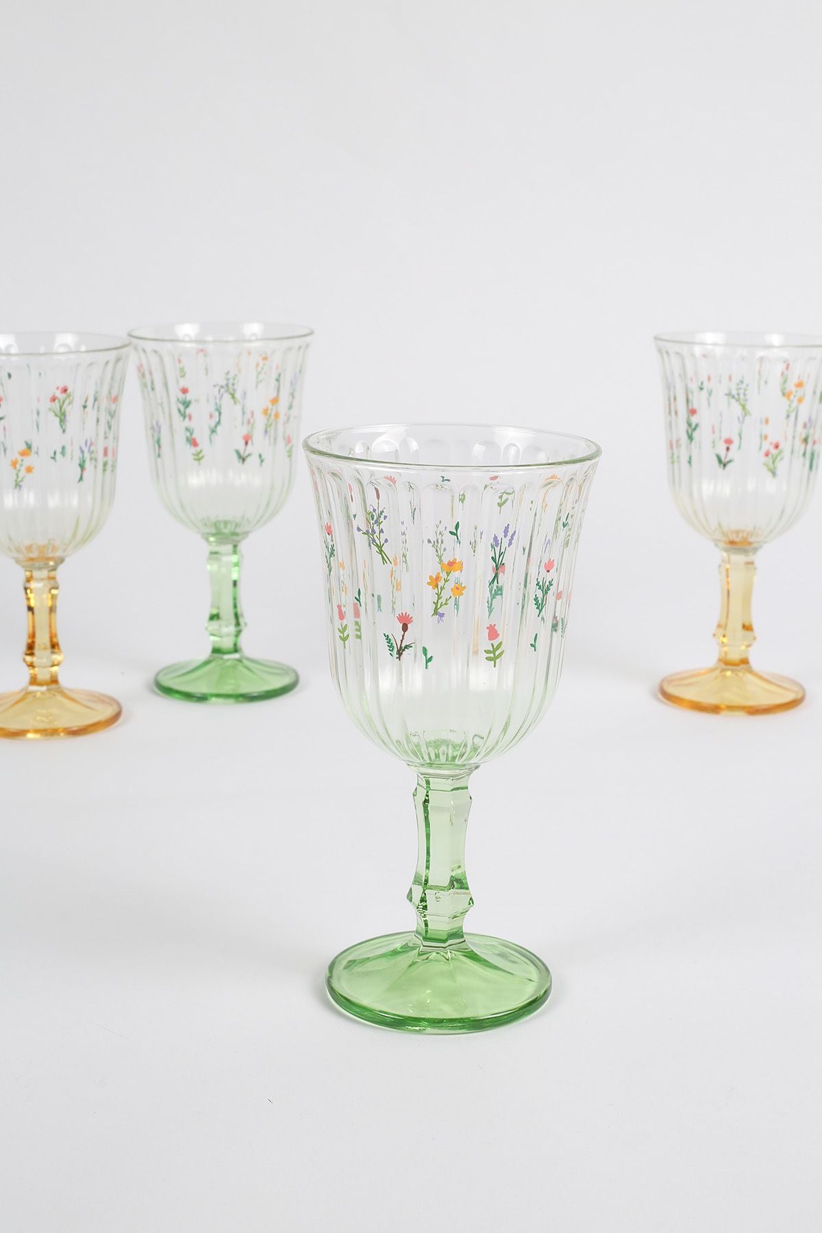 Botanical Set of 4 Water Glasses 240 Cc