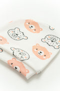 Hospital Exit Sets Teddy Bear 100% Cotton Combed Set of 5 Newborn Baby Clothes - Gift Wrapped