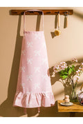Pink Bow Detailed Women's Kitchen Apron