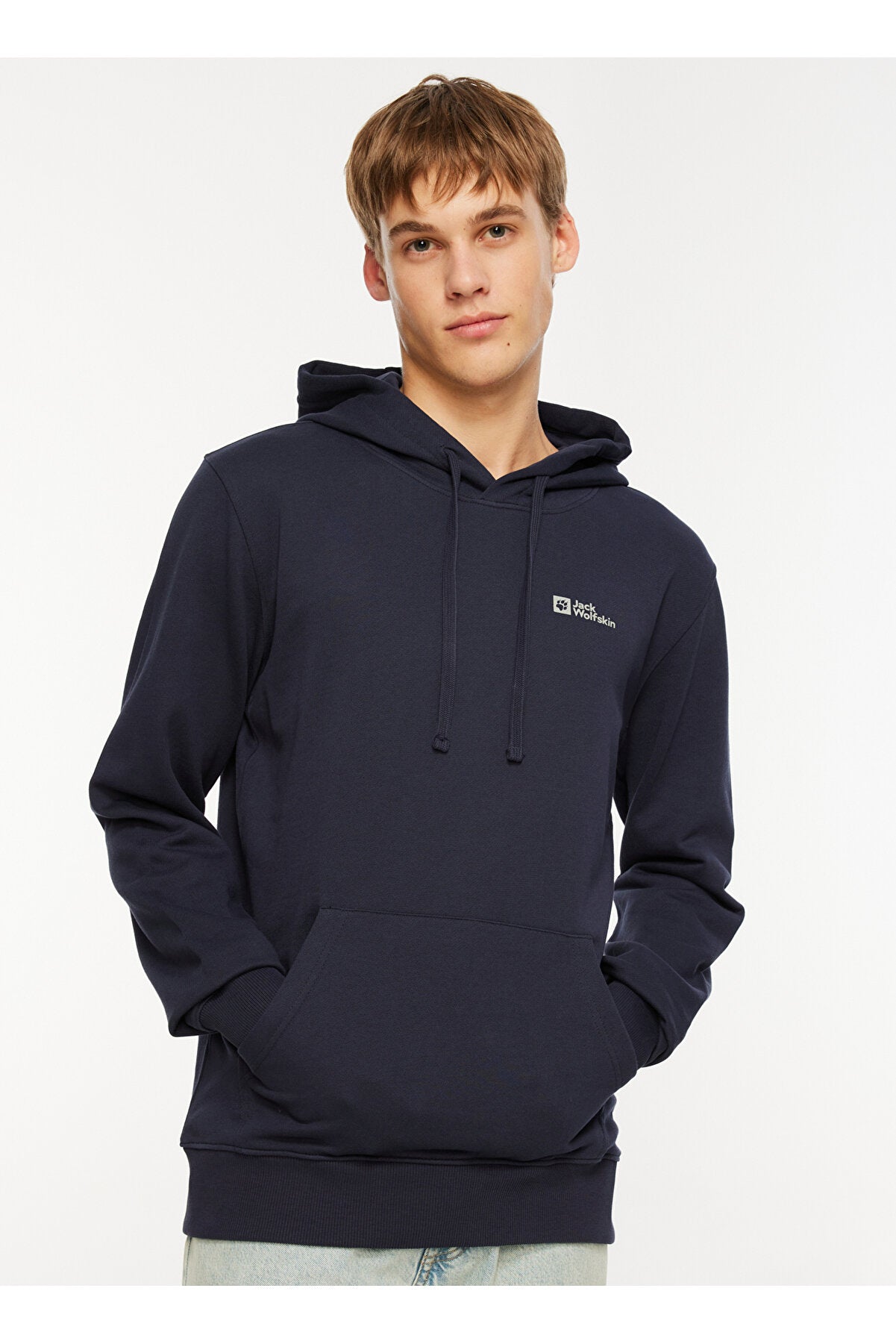 Navy Blue Men's Hoodie Collar Sweatshirt Tommy Hoody M