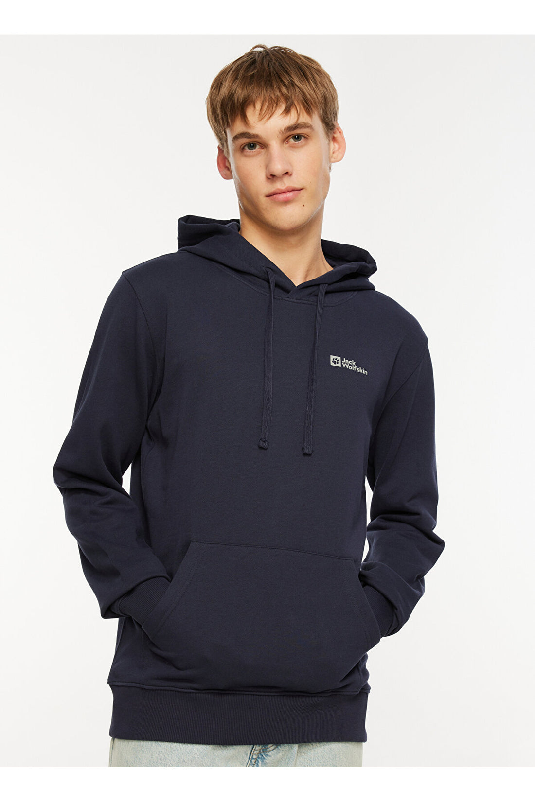 Navy Blue Men's Hoodie Collar Sweatshirt Tommy Hoody M