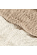 Grid Natural 6 Pcs Hand Towel Set Natural