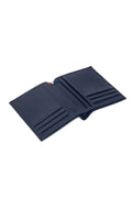 U.S. POLO ASSN. 24013-24014-24615 GENUINE LEATHER WALLET CARD HOLDER NAVY