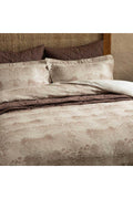 Forrest Duvet Cover Set Double 200x220 cm Brown